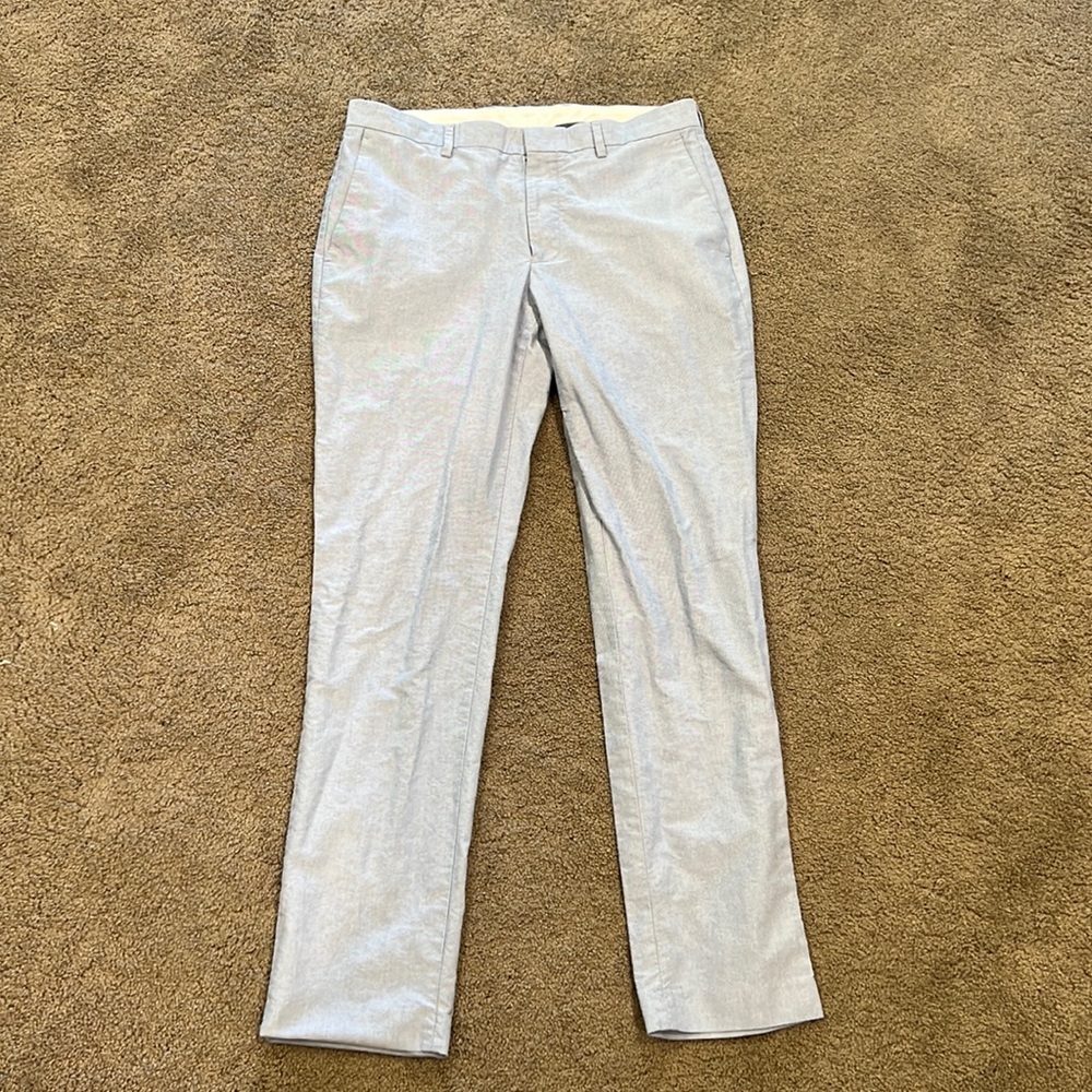J. Crew Men's Light Gray Chinos